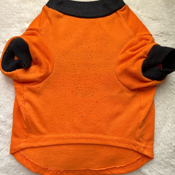 Halloween “Mummy Loves Me” Orange Dog Sweater - Picture 3 of 3